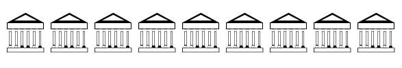 Landmarks Font Image