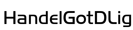 HandelGotDLig Font Image