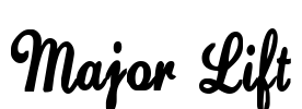 Major Lift Font Image