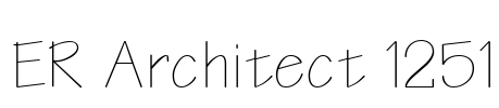 ER Architect 1251