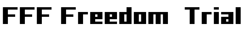 FFF Freedom  Trial Font Image