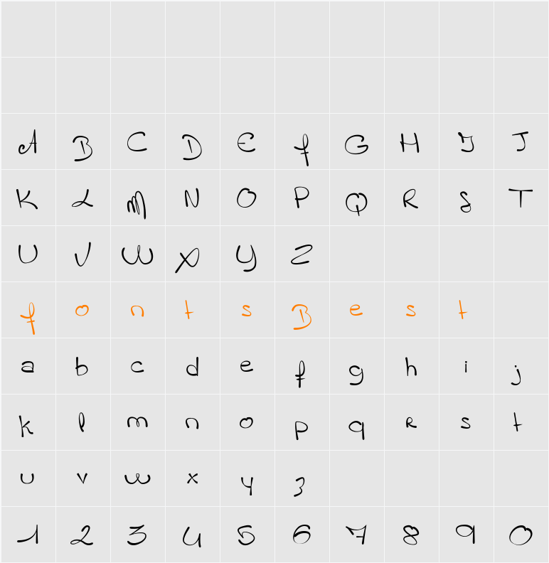 Slam Character Map
