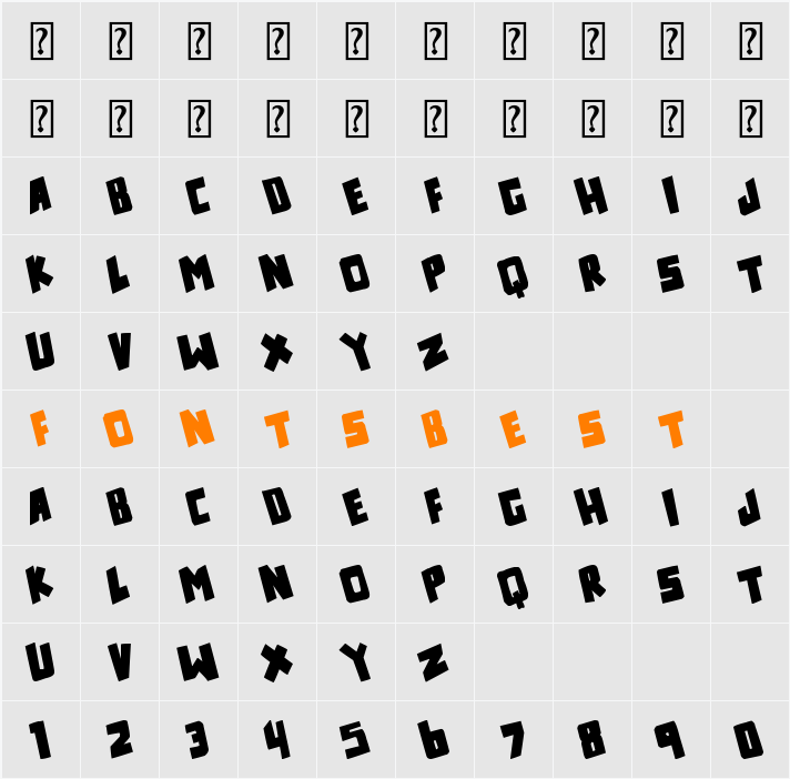 counter hit! Character Map