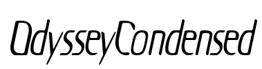 OdysseyCondensed Font Image