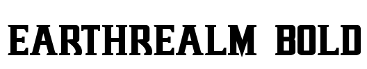 Earthrealm Bold Font Image
