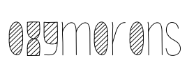 Oxymorons Font Image