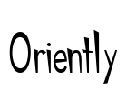 Oriently Font Image