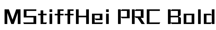 MStiffHei PRC Bold