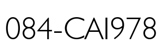 084-CAI978 Font Image