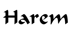 Harem Font Image