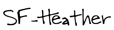 SF-Heather Font Image
