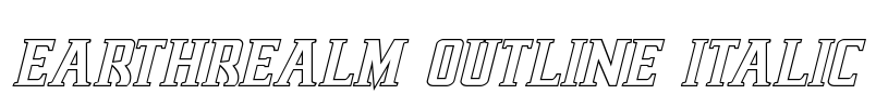 Earthrealm Outline Italic