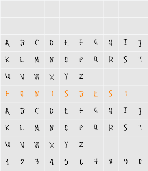 StaleMarker Character Map
