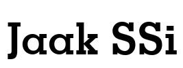 Jaak SSi Font Image