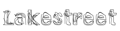 Lakestreet Font Image