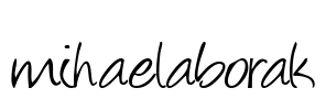 mihaelaborak Font Image