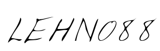 LEHN088 Font Image