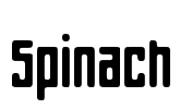 Spinach Font Image