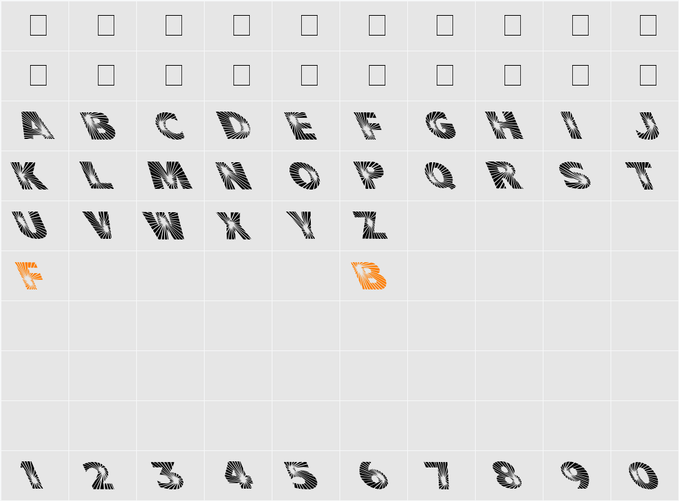 Starburst Extreme Lefties Character Map