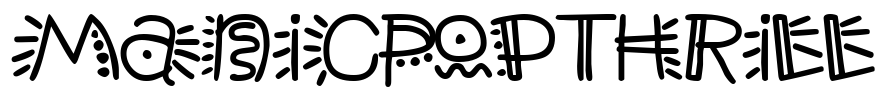 ManicPopThrill Font Image
