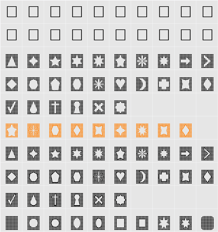 Grids n Things Character Map
