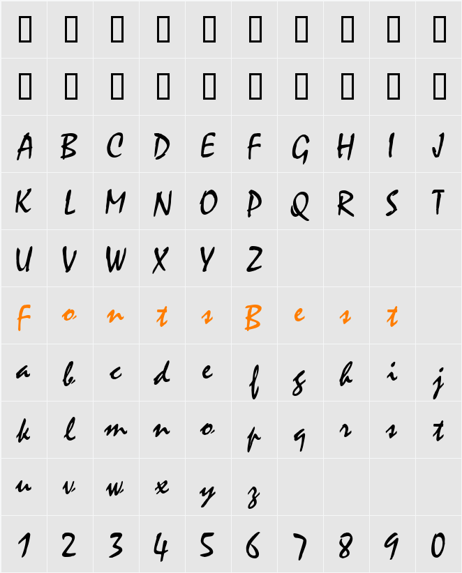 WaifSSi Character Map
