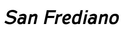 San Frediano Font Image