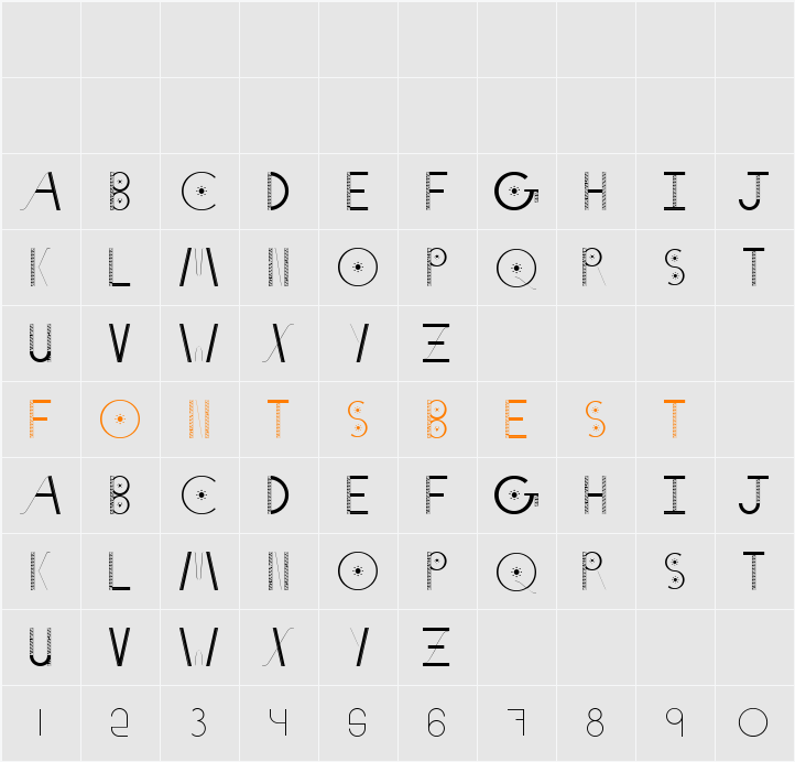 Notch Eight Character Map