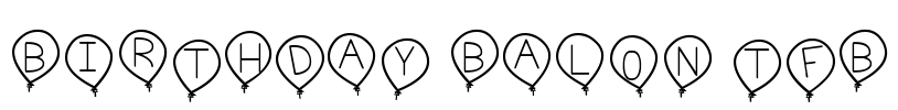 birthday balon tfb