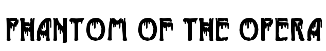 Phantom of the Opera Font Image