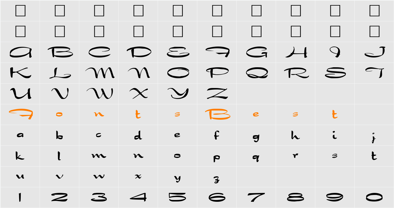 Dragon Character Map