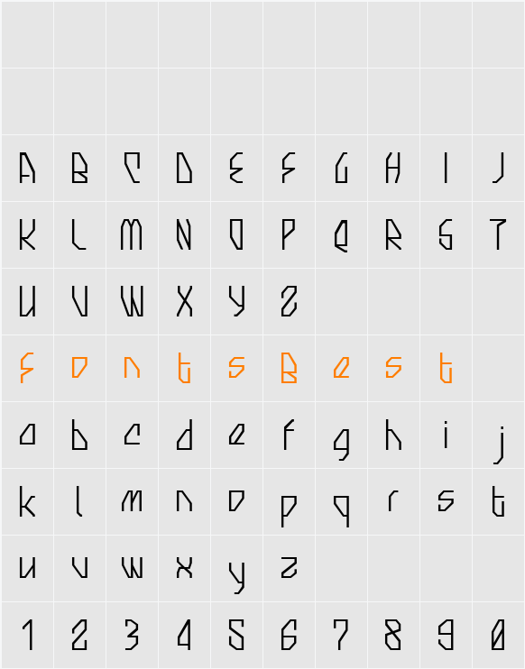 Snowstreet Personal Use Only Character Map