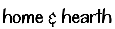 Home & Hearth Font Image