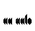 en zelo Font Image