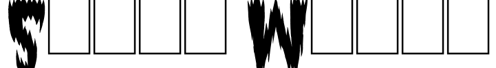 Super Weird Font Image