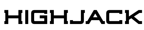 Highjack Font Image