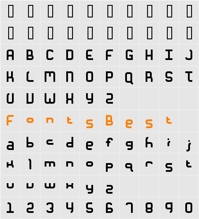 m_Macaroni Character Map