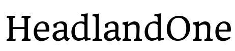 HeadlandOne Font Image