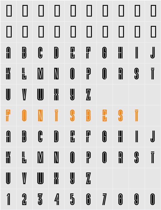 VielleVarsovieNF Character Map