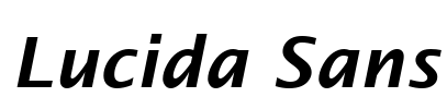 Lucida Sans