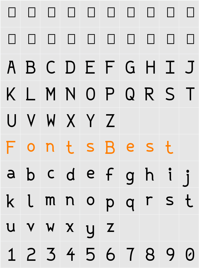 String Variable Character Map
