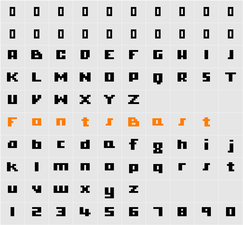 00Geometrix Character Map