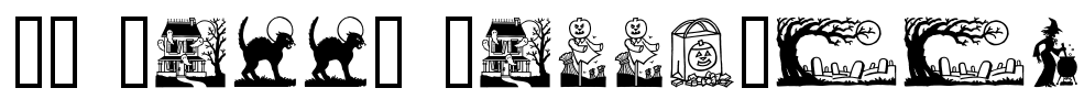 GE Happy Halloween Font Image