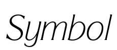 Symbol Font Image