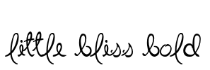 Little Bliss Bold