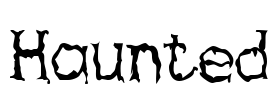 Haunted Font Image