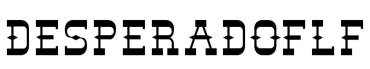 DesperadoFLF Font Image
