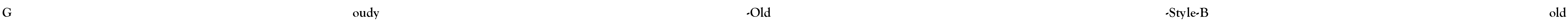 Goudy-Old-Style-Bold Font Image