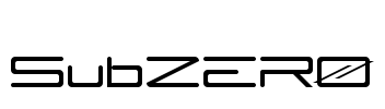 SubZER0 Font Image