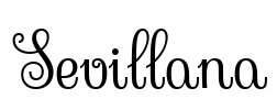 Sevillana Font Image